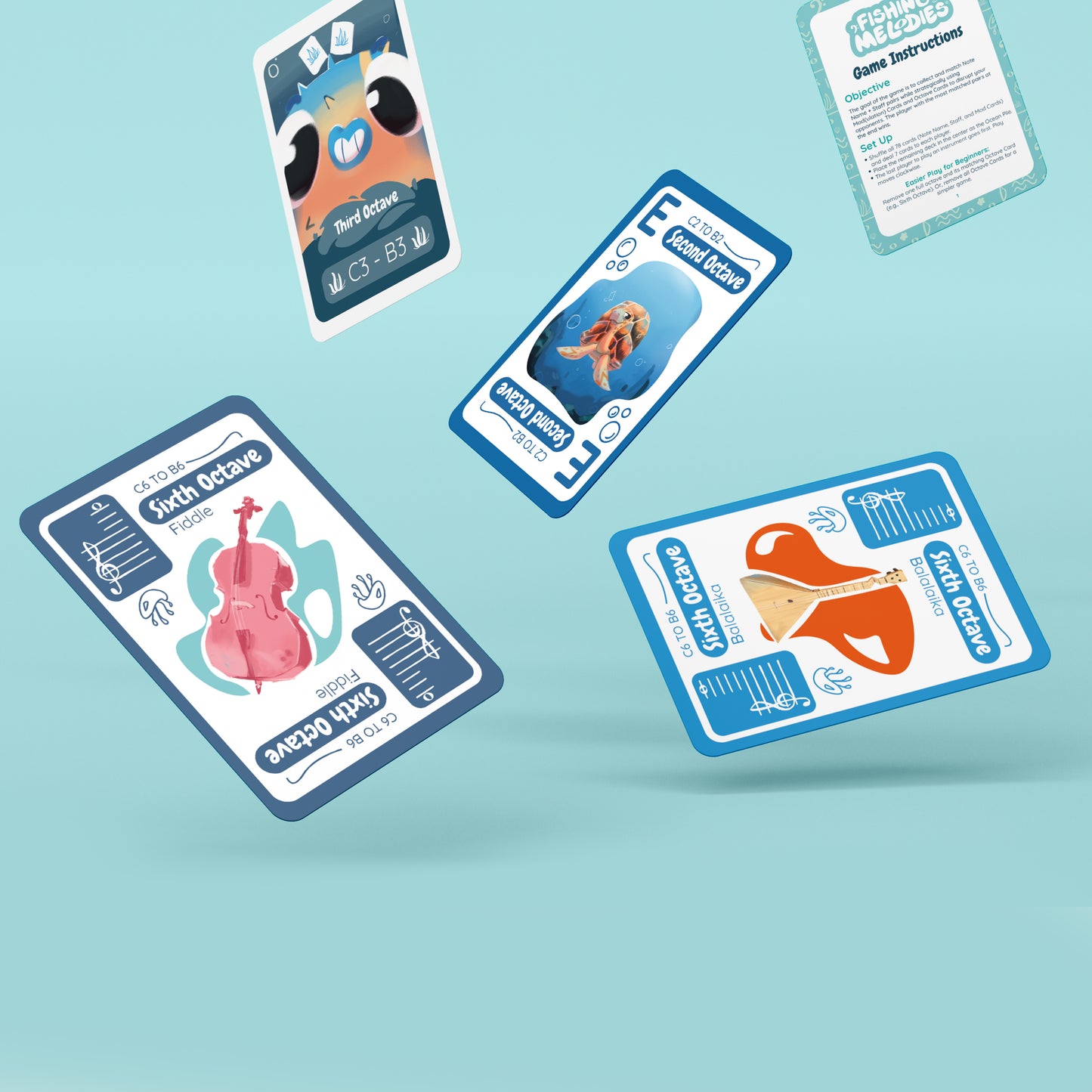 Fishing for Melodies (Prototype)- A Musical Sight Reading Card Game